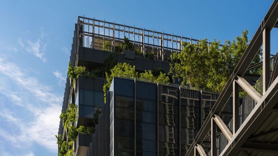 palazzi moderno verde