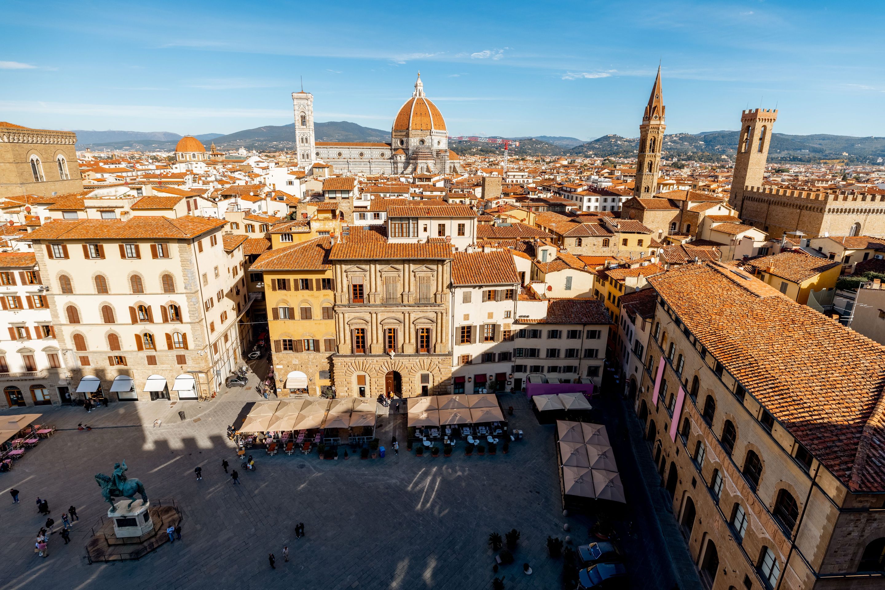 Vista panoramica della città di Firenze.