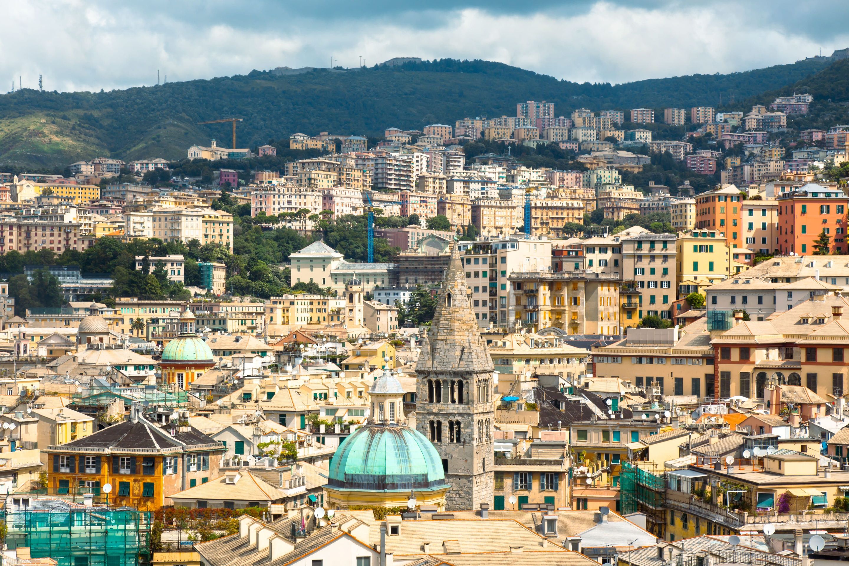 Vista panoramica di Genova.