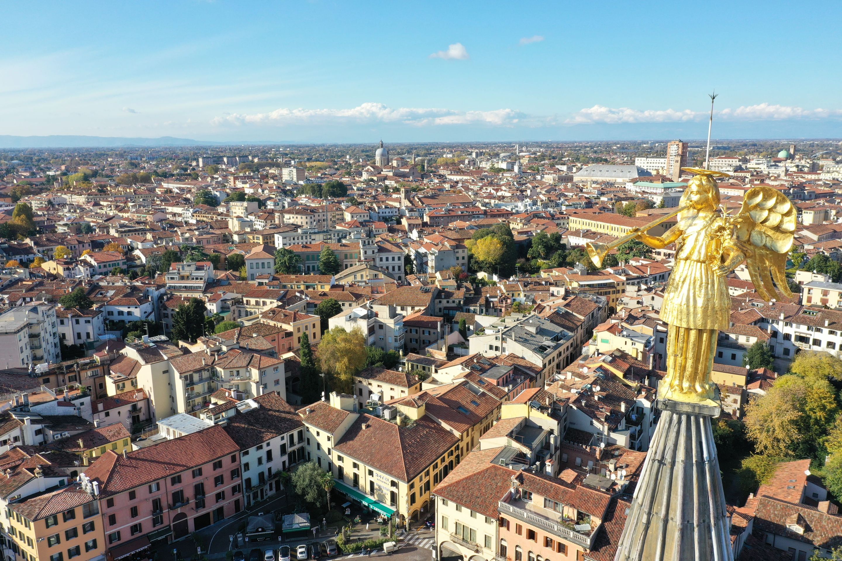 Vista panoramica della città di Padova.